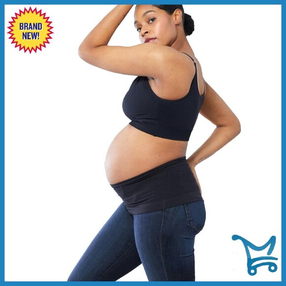 Seamless Maternity Belly Band Pregnancy Postpartum Pants Extender